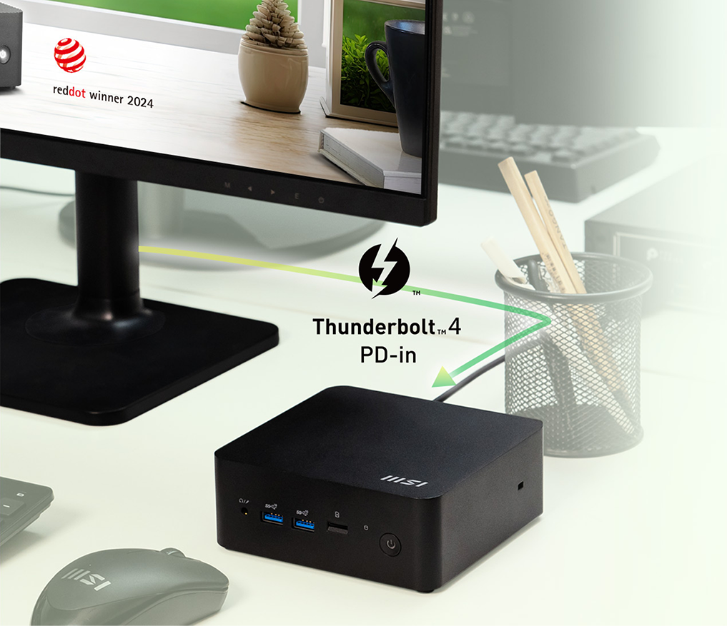 MSI Desktop Computer Cubi NUC 1MG-008US Intel Core 5 120U 16GB